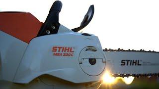 STIHL MSA220C chainsaw review