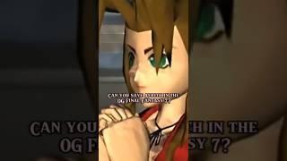 Can You Save Aerith in the OG Final Fantasy VII? | #shorts #gaming #aerith #finalfantasyvii