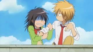 Usui Misaki First Kiss scene kaichou Wa Maid-Sama ( Eng Dub )