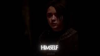 Arya talks about her dad to Tywin