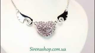 Sirenashop.com.ua: Бижутерия (Кулон Адриана) с кристаллами Swarovski
