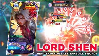 LING LORD SHEN FASTHAND SOLO RANK ( INTENSE MATCH ) Top Global Ling Gameplay Mobile Legends