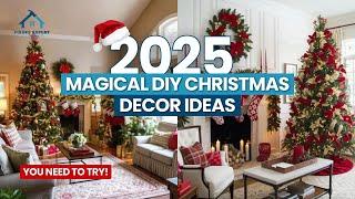 Magical Christmas Decor Transformations: Easy DIY Ideas for Every Room in 2024!