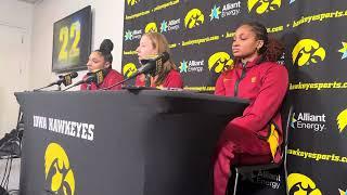 Hear from JuJu Watkins, USC after suffering upset loss against Iowa women's basketball