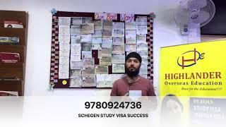 Highlander Overseas Education # Schengen Study Visa