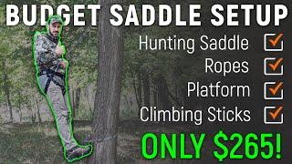 A BUDGET saddle hunting setup anyone can afford!