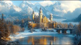 Medieval Castle In The Winter Forest - Mesmerizing Melodies That Will Quickly Put You To Sleep