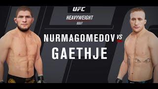 KHABIB NURMAGOMEDOV VS JUSTIN GAETHJE REMATCH | #UFC | FREE FIGHT | T.S.V.TheHive | EA Sports #UFC4