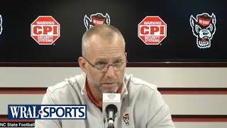 NC State HC Dave Doeren: 'Get ready for one more time at home.'