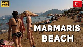 2022 MARMARIS BEACH  WALKING TOUR | TURKEY 4K UHD