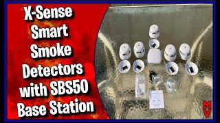 X-Senses Smart Smoke Detectors With Sbs50 Base Station || MumblesVideos Product Review