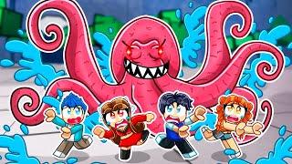 Unlocking The NEW KRAKEN BOSS In Roblox STRONGEST BATTLEGROUNDS!