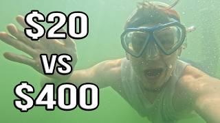 REAL vs FAKE: $400 GoPro vs $20 Walmart Version UNDERWATER...can you tell a difference?