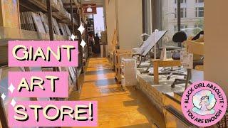 Shop with Me: Chicago's GIANT Blick Art Materials!