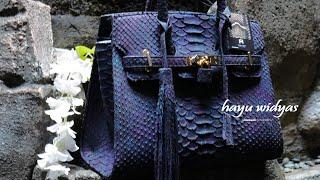 Live Fashion Tas Kulit Reptile Hayu Widyas Handmade
