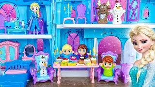 65 Minutes Satisfying with Unboxing Disney Frozen Elsa Castle Playset ASMR | Cute Elsa Toys Review