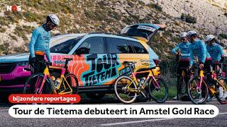 TRANEN bij Tour de TIETEMA na debuut in AMSTEL GOLD RACE | NOS Sport