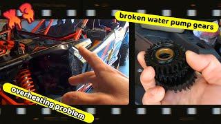 Replacing water pump gears on BRP can am maverick X3