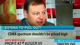 NDTV Profit: Vsevolod Rozanov Interview- 29th May 2012, Q1 2012 Results