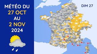 Météo du Dimanche 27 Octobre au Samedi 2 Novembre 2024