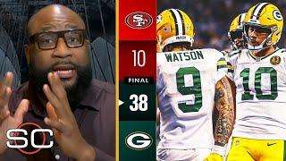 ESPN reacts to Green Bay Packers beat San Francisco 49ers 38-10 in Wk 12; Jordan Love 163 YDS, 2 TDs