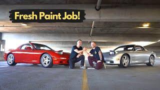 New Paint Job on the Red Mazda FD RX-7 & Cruising Both RX-7's Together! | (Season 8 Episode 16)