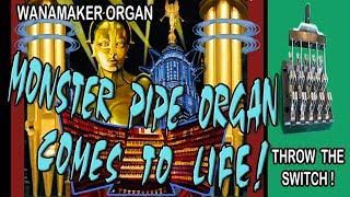 Monster Wanamaker Organ Comes to Life! Creepy Halloween Spooktacular!