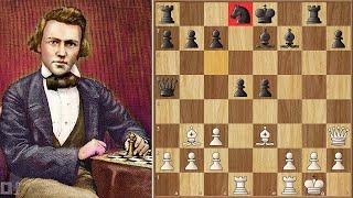 Legendary Mr. Barnes || Morphy vs Barnes (1858)