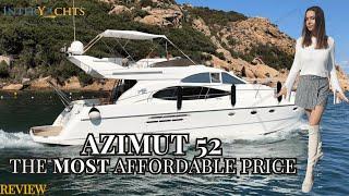 AZIMUT 52 affordable luxury class yacht.For sale in Spain at the lowest price.