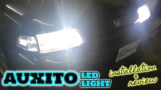 ||HONDA EF/ED CIVIC&CRX|| AUXITO LED Low/High Beam BulbsInstallation Guide + My Honest Review!