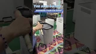You know how to assemble trash bin base?