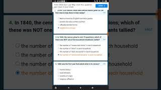 Playing Timeline of the United States Census Quiz On FunTrivia