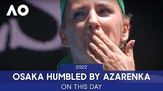 On This Day: Naomi Osaka is Humbled by Victoria Azarenka on Debut