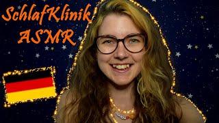 ASMR Deutsch: Schlafklinik Roleplay [Stelle Dir Fragen, Licht Triggers, Handbewegungen usw]