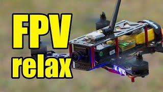 Плавные полеты на дроне FPV