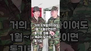 6개월 동기제 최고로 풀린군번