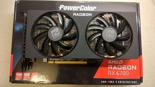 Powercolor Fighter RX6700 10GB Overview Undervolt and Overclock