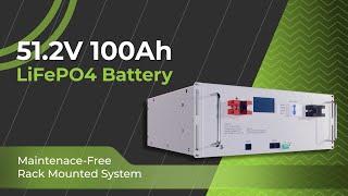 48Volt 100AH LiFePO4 Features and Overview