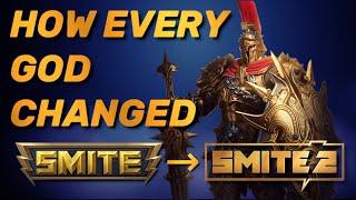 How ALL GODS Changed from SMITE to SMITE 2 #guide #smite2