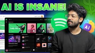 I Cloned Spotify App In A Single AI Prompt! - Music Player, Songs, API, UI & More