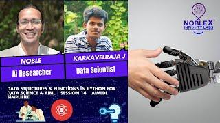 Data Structures & Functions in Python for Data Science & AIML  | AIMLDL Simplified Session 14