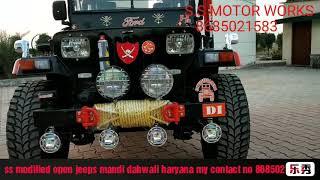 Ss modfied open jeeps mandi dabwali distt sirsa haryana my contact no 8685021583