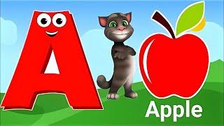A for Apple | Phonics learning Song | ABCD nursery rhymes | #KidsTVEnglish