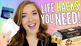 Life Hacks You Need For 2017! | Cicily Boone