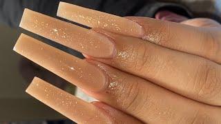 How to do acrylic nails | tapered square acrylic nails tutorial | how to acrylic nails for beginners