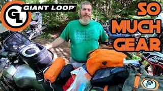 How Much Motorcycle Camping Gear Can You Fit in the Giant Loop Round the World Panniers?