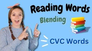 Learn to Blend CVC Words with Phonics | Alphabet Sounds for Kids | British Teacher