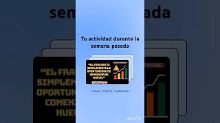 mi actividad en Youtube durante la semana pasada