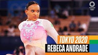 Rebeca Andrade's  mesmerizing Floor Routine at Tokyo 2020!