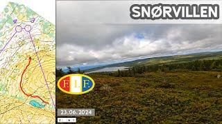 Headcam Orienteering: Snørvillen, Innlandet. Norway. O-Festival.